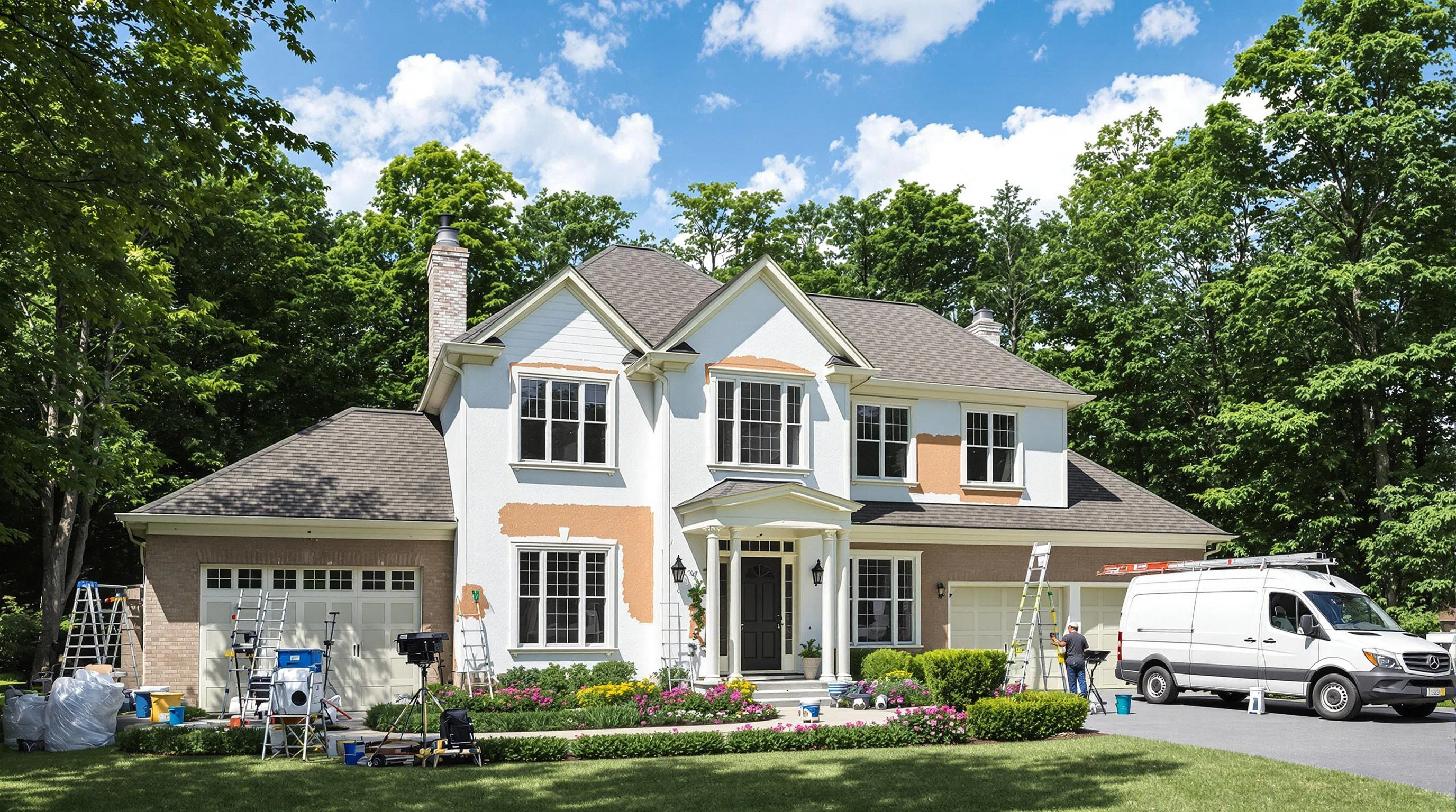 Shaker Heights House Painters painting crew working in Cleveland Heights, OH